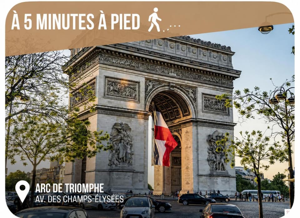 II Champs-Elysees - George V - Air Conditioned - 8 Guests Apartment in Paris