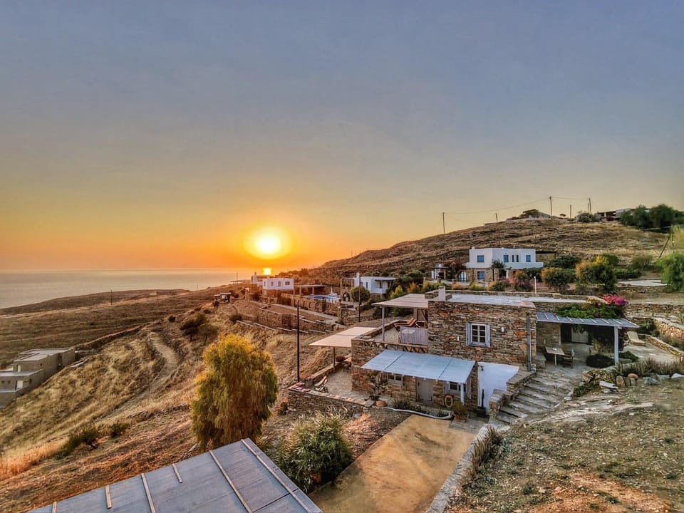 Natural landscape, Sea view, Sunset