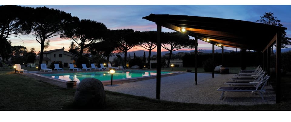 Pool view, Swimming pool, Swimming pool, Sunset