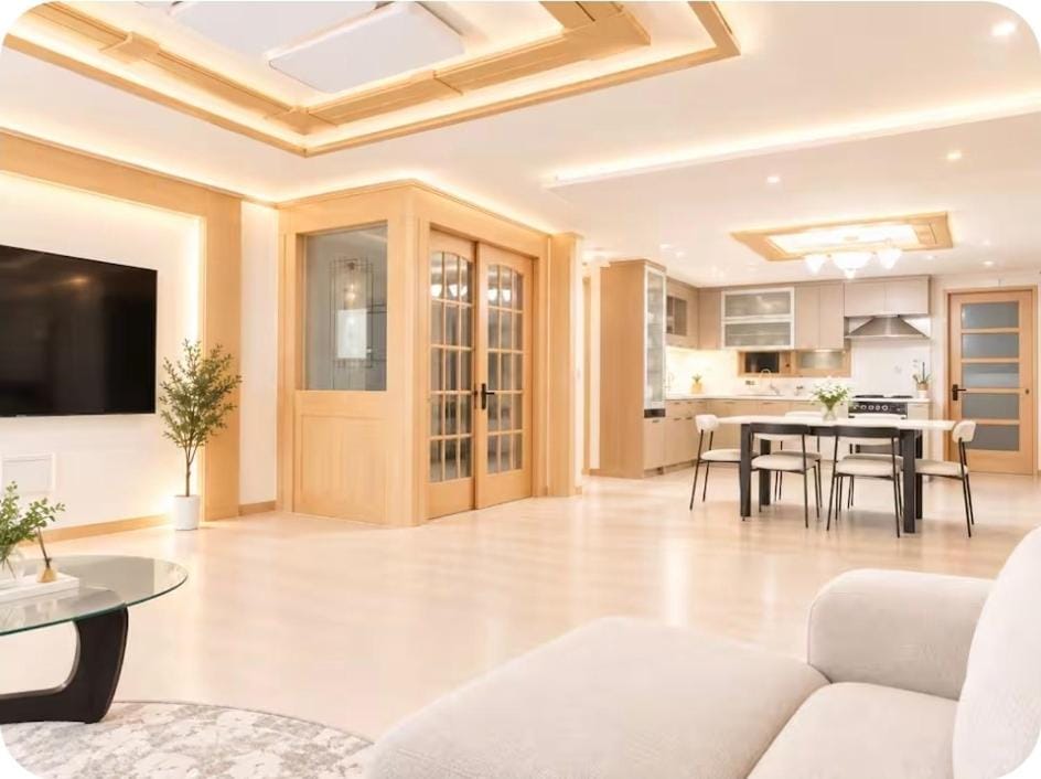 Family & Group Retreat Walk to Hongdae, 4BR, 2BA Apartment in Seoul