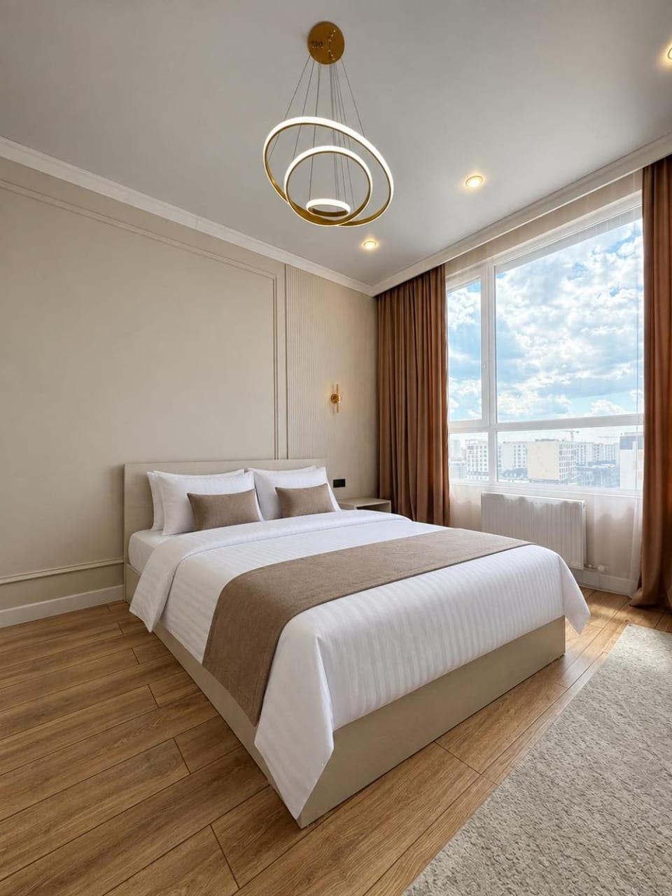 Republika , block C , уютная просторная квартира с красивым видом Apartment in Kazakhstan