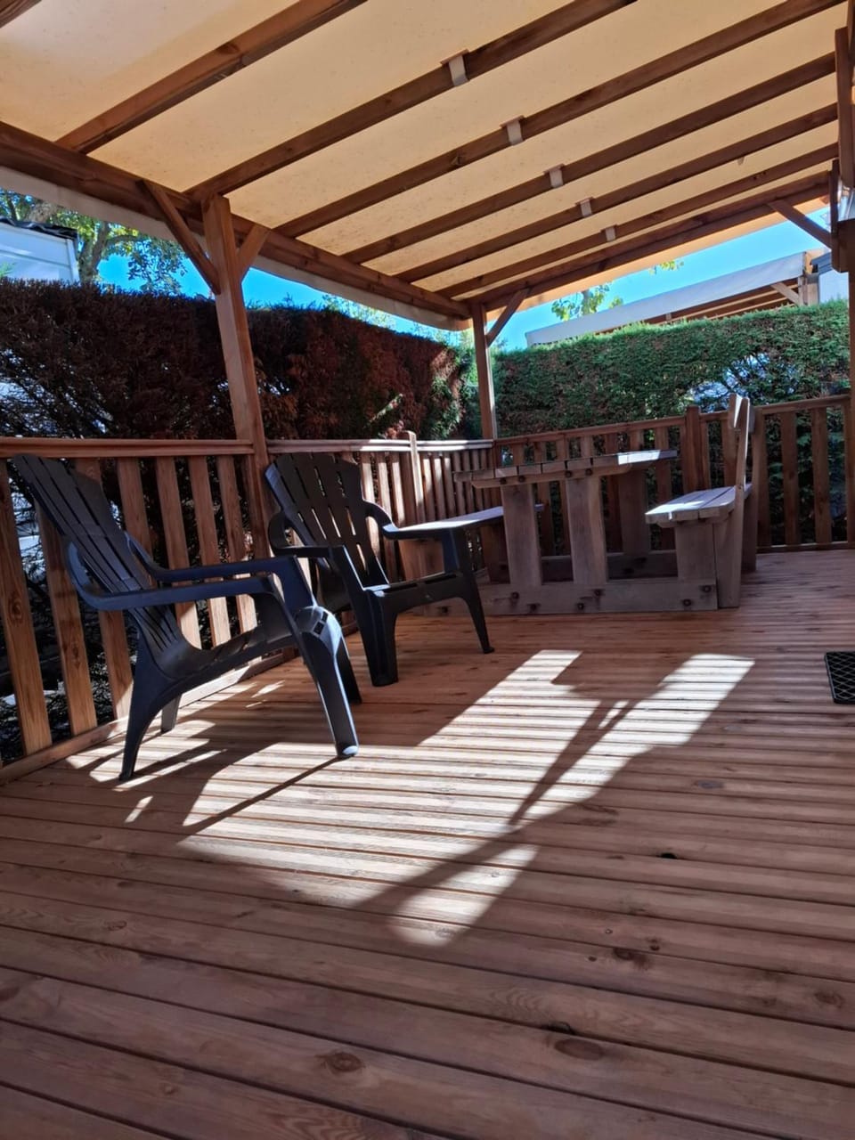 Charmant mobilhome avec terasse couverte - La Marina Campground/ 
RV Resort in Vieux-Boucau-les-Bains