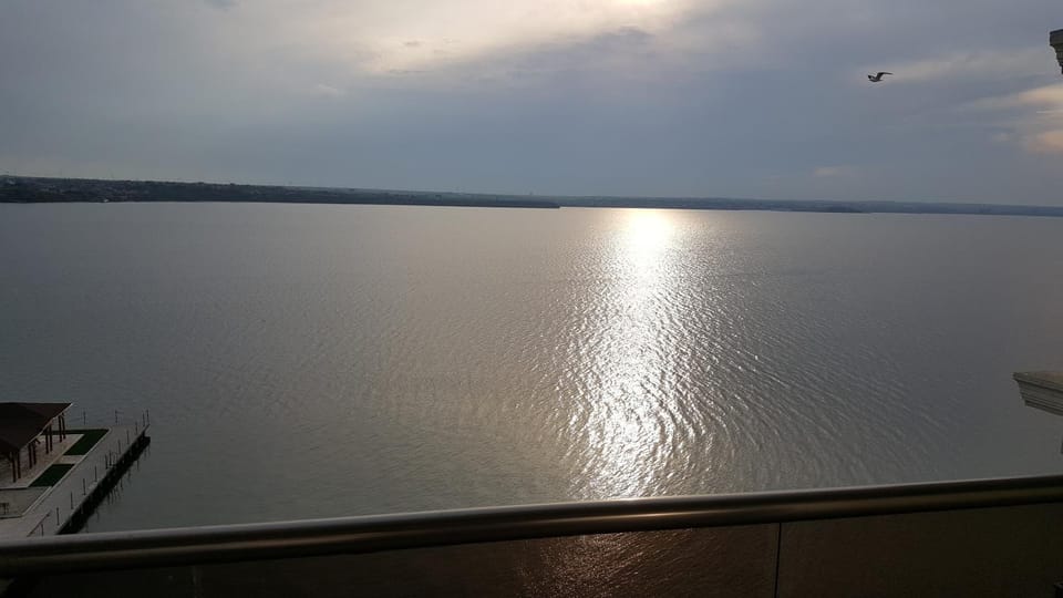 Lake view, Sunset