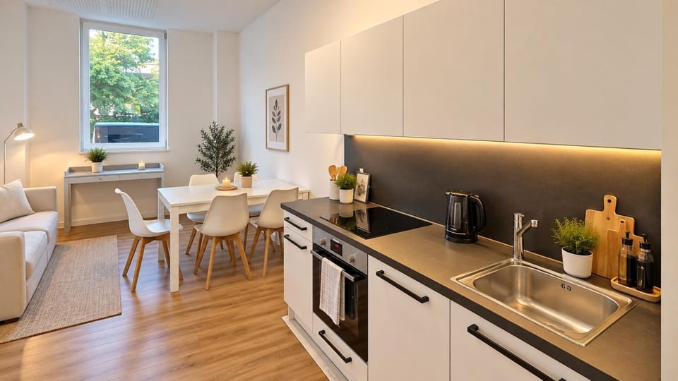 BeckHomes Munich New, central Studio Apt up to 5 Apartment in Munich