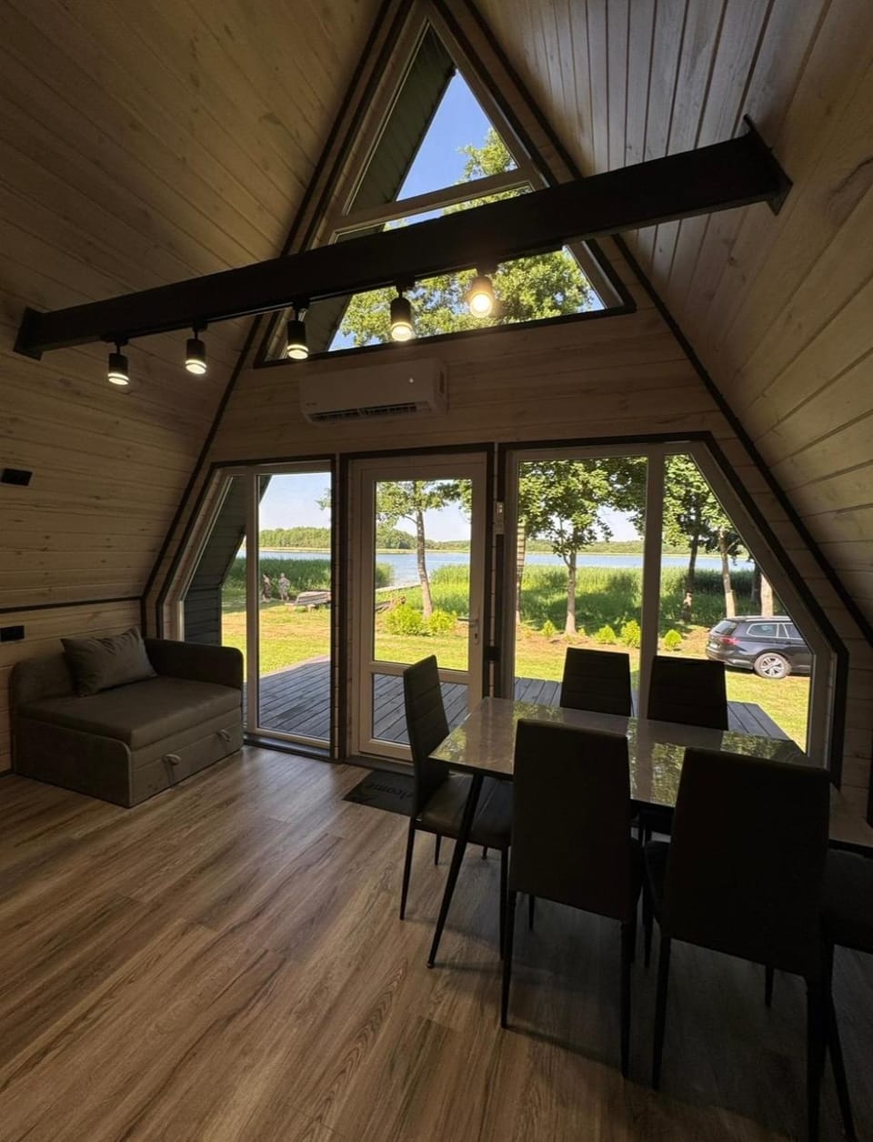 A-frame Світанок House in Ukraine
