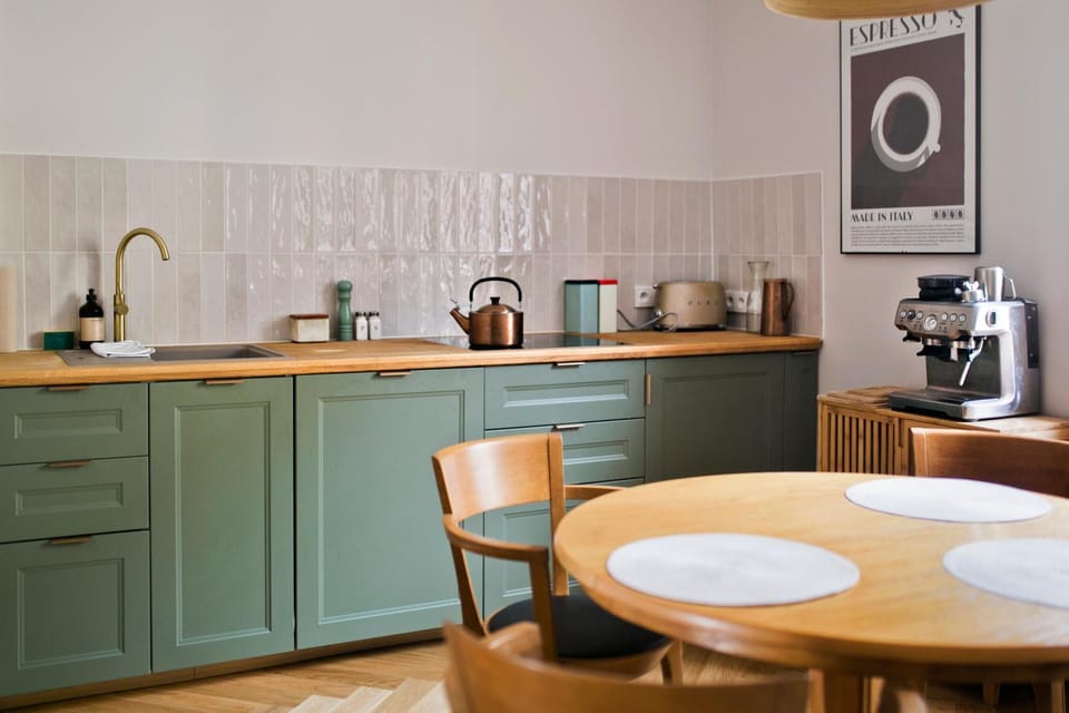 Apartament Powoli - Stare Miasto, 62m2, zieleń, design, darmowy parking Apartment in Wroclaw