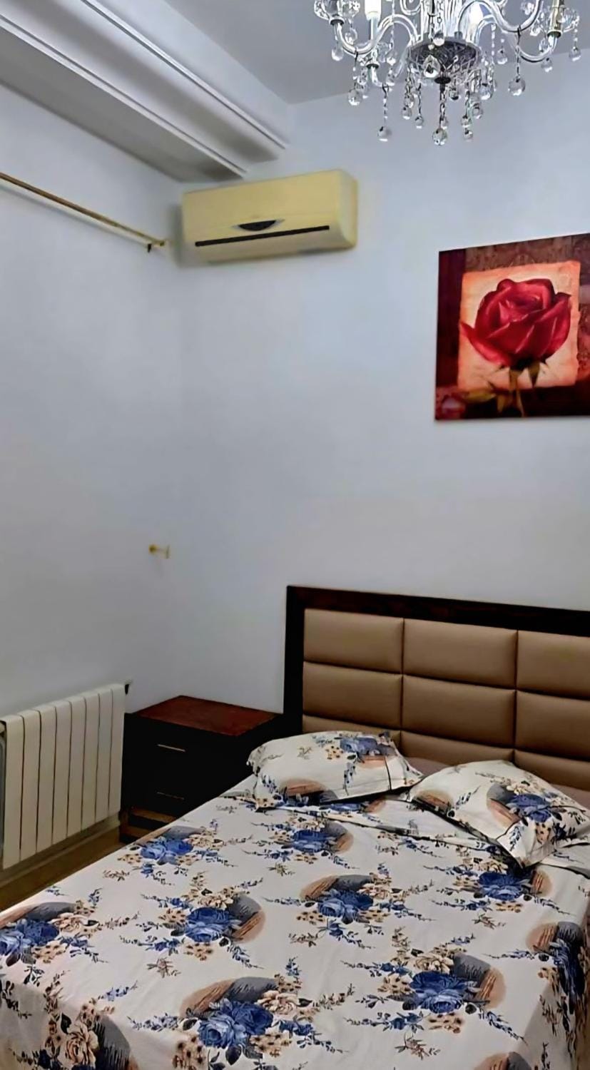 Bed, Bedroom, air conditioner