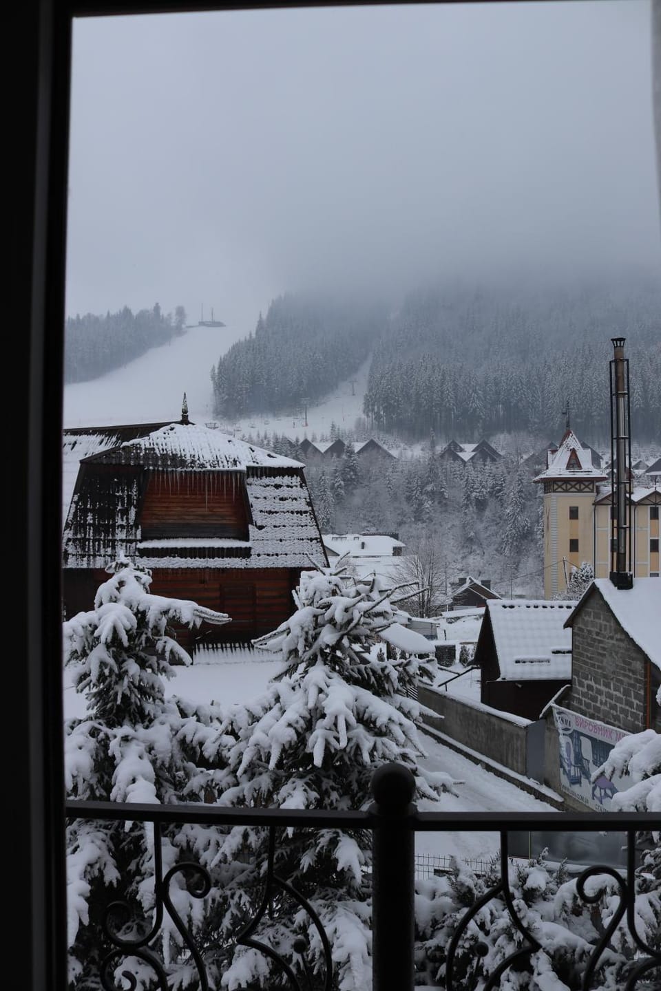 Natural landscape, Winter, Mountain view