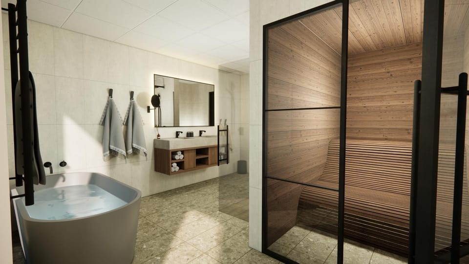 Shower, Sauna, Bathroom, Bath