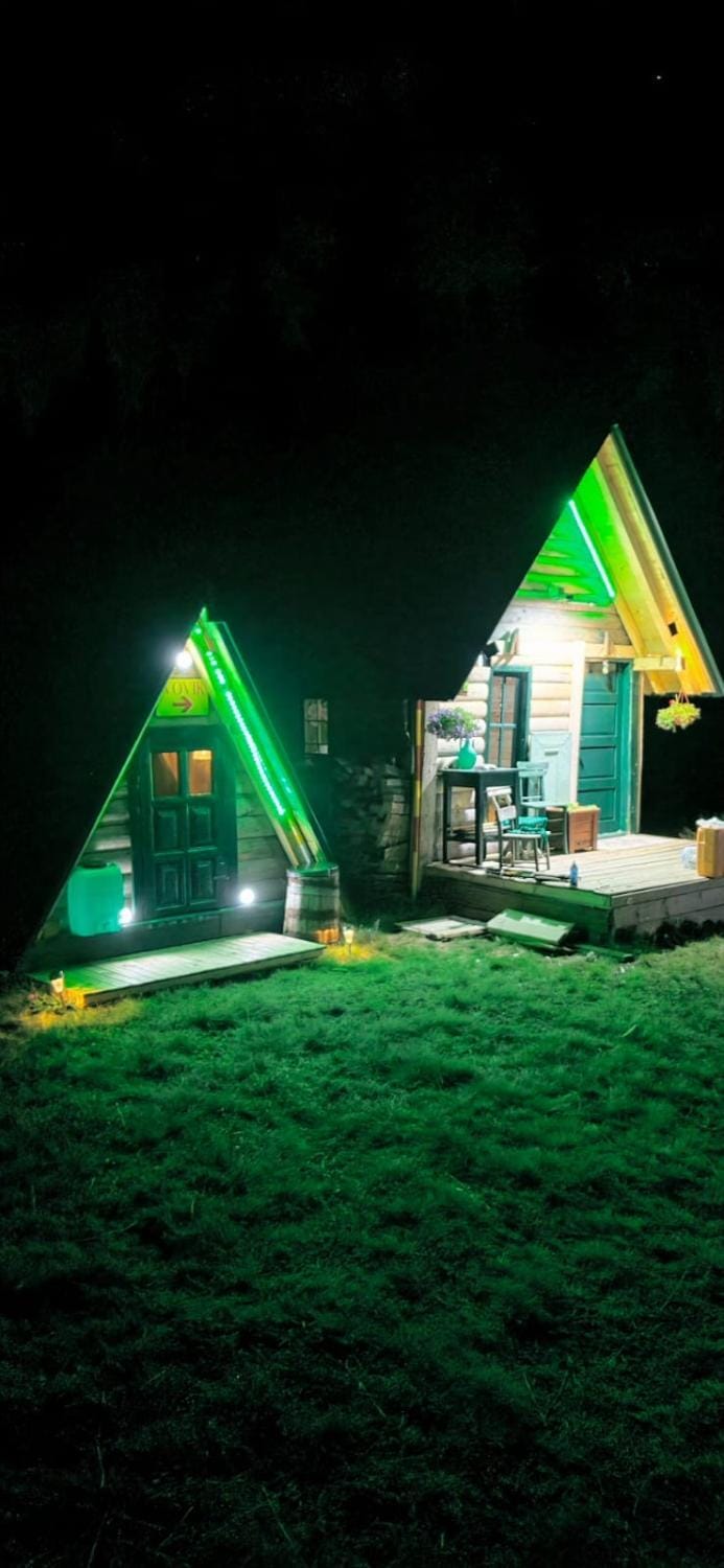 Property building, Night, Natural landscape