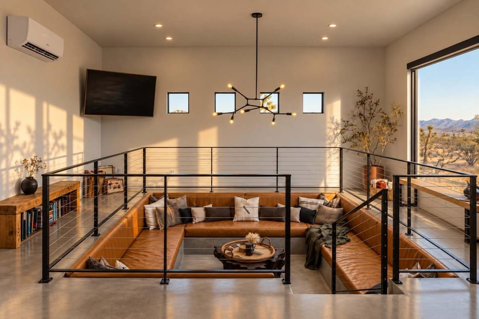 The Moasis - 5 acre Modern w Pool & Spa House in Yucca Valley