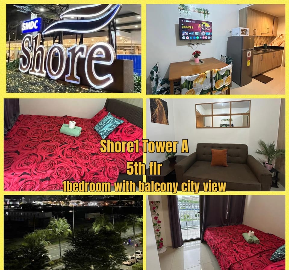 Pasay Staycation near at Mall of Asia and Manila Airport located at Shore Residences Apartment in Pasay
