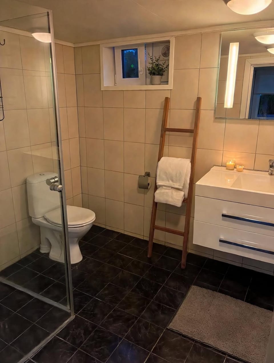 Shower, Toilet, Bathroom, towels