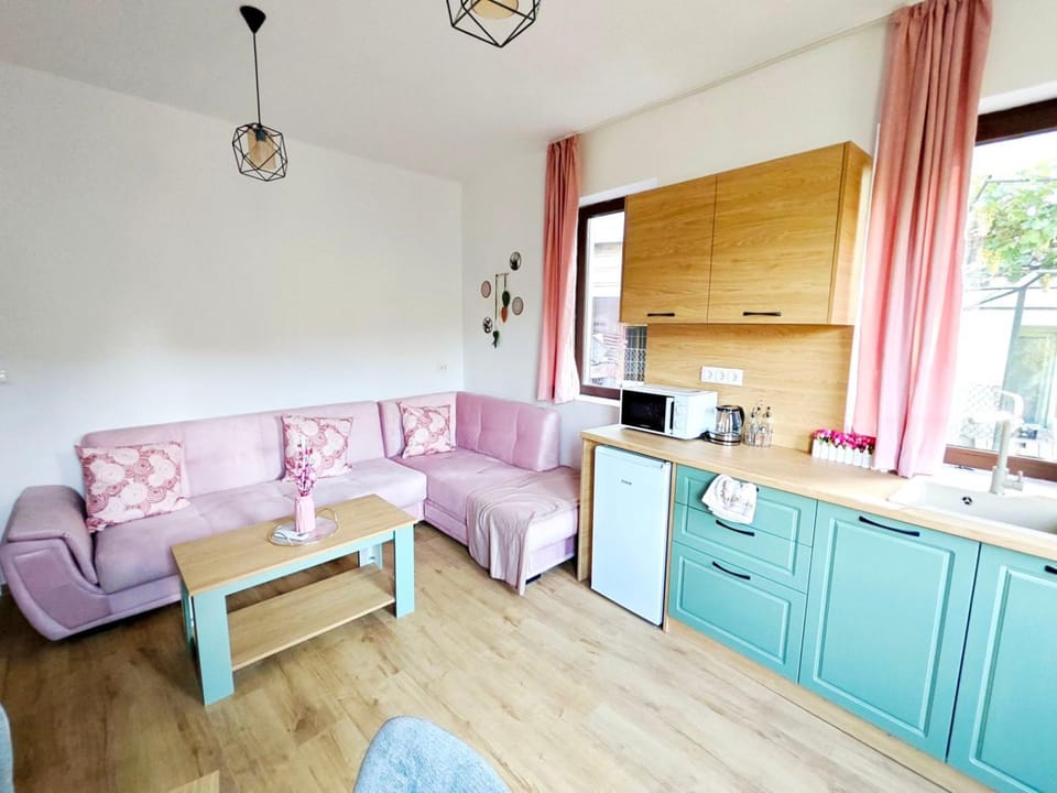 Coffee/tea facilities, Kitchen or kitchenette, Living room, Seating area, Dining area, pet friendly, stove