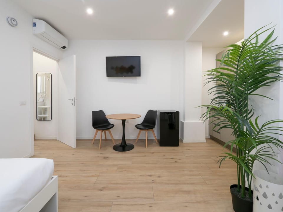 Living room, air conditioner