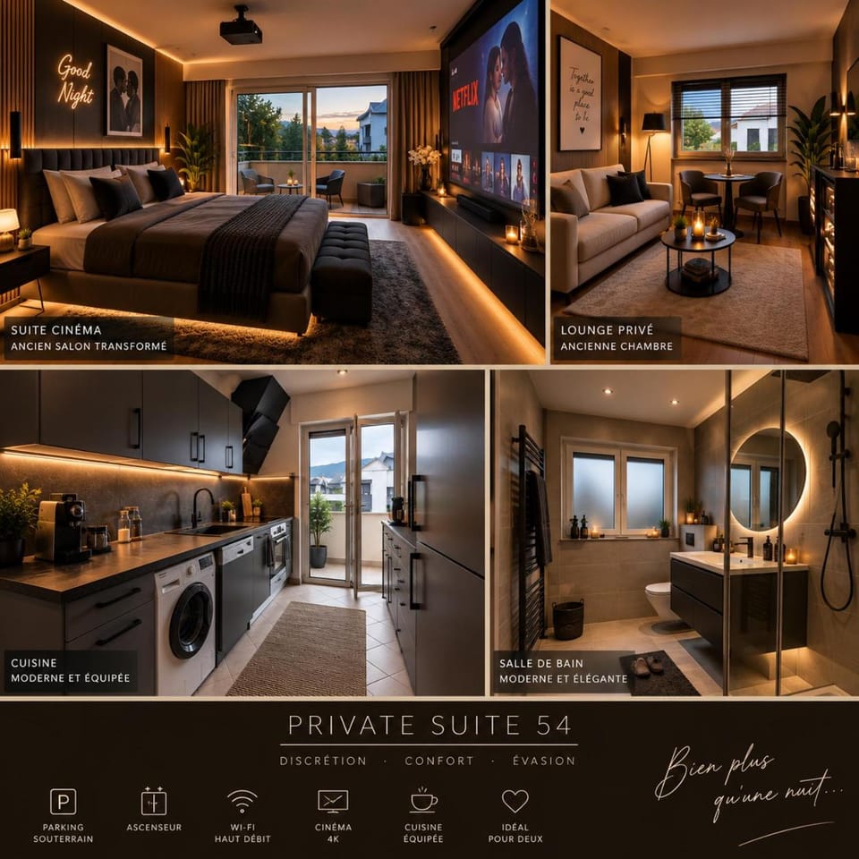 Ahcor Signature Private Cinema Suite Apartment in Switzerland