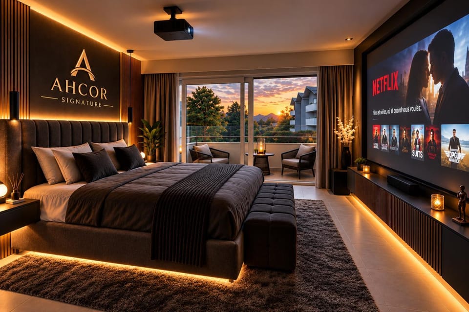 Ahcor Signature Private Cinema Suite Apartment in Switzerland