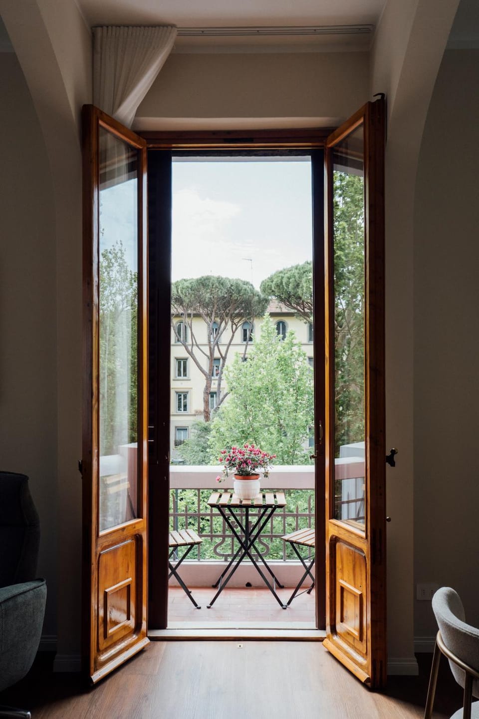 Balcony/Terrace, Garden view