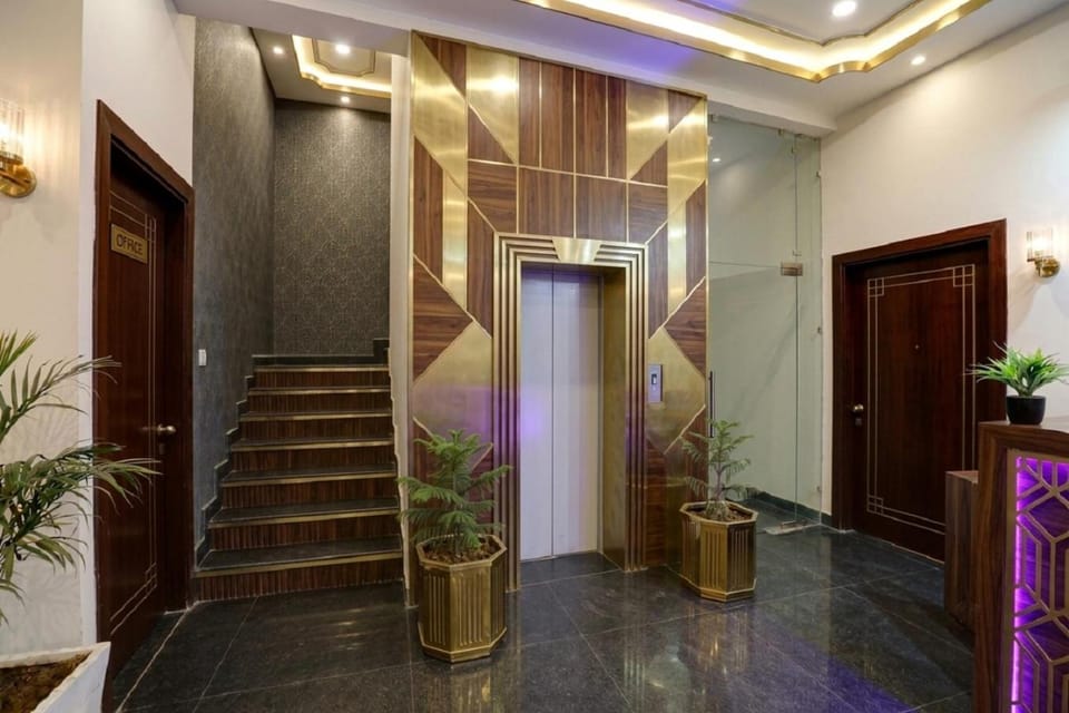 Property building, elevator