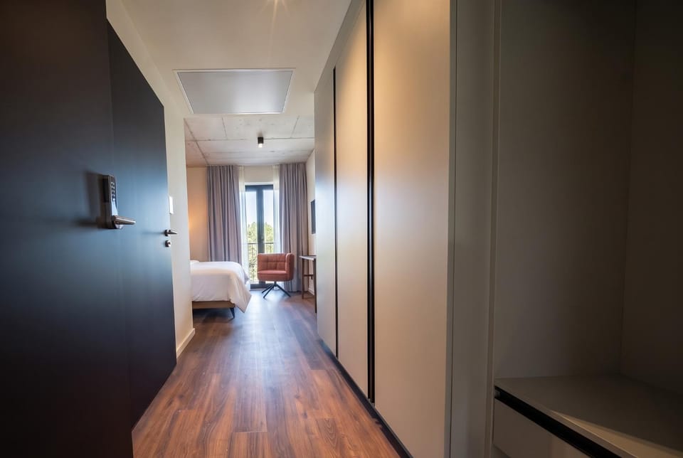 Bed, Photo of the whole room, Bedroom, wardrobe