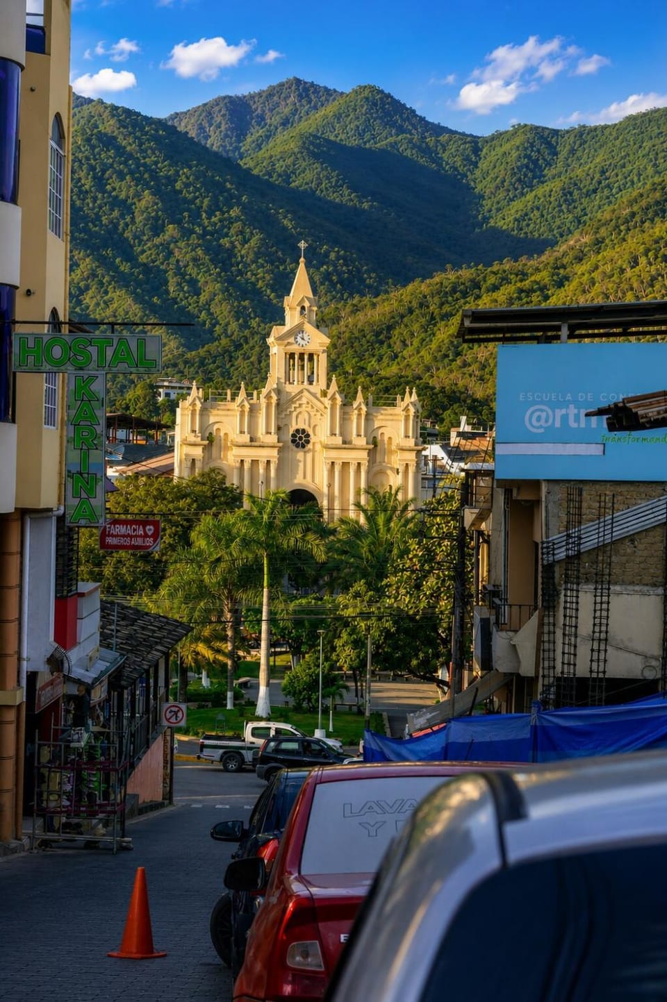 Nearby landmark, City view