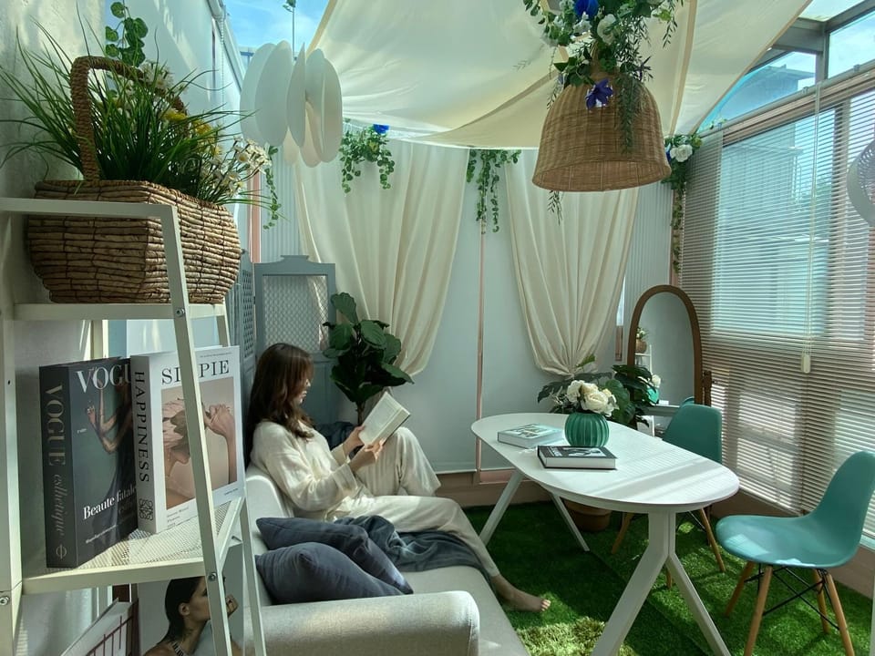 Patio, Living room, Seating area