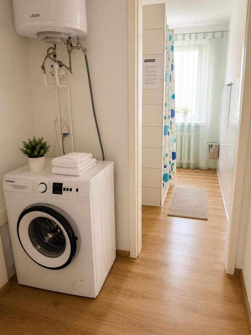 Bathroom, washing machine