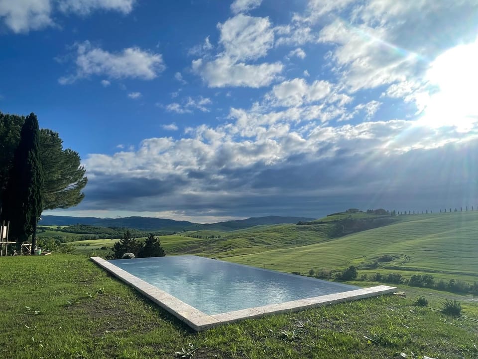 Natural landscape, Pool view, Swimming pool