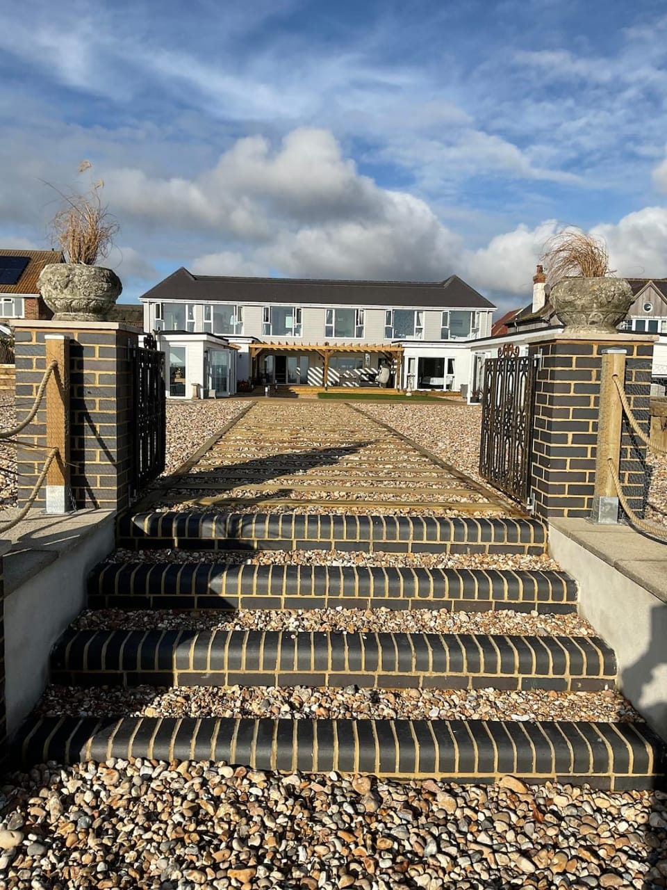 5 star direct beach access -11 bed 10 bath sleeps 22 House in Bognor Regis