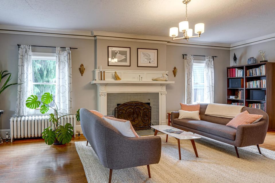 Home w/ Office & Yard, 5 Mi to Dtwn Portland! House in Portland