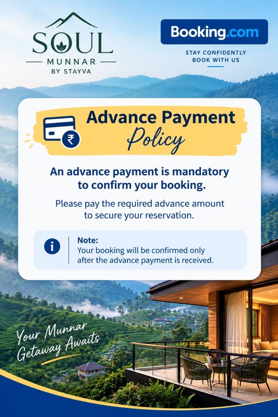 Stayva Rooms Hotel in Munnar