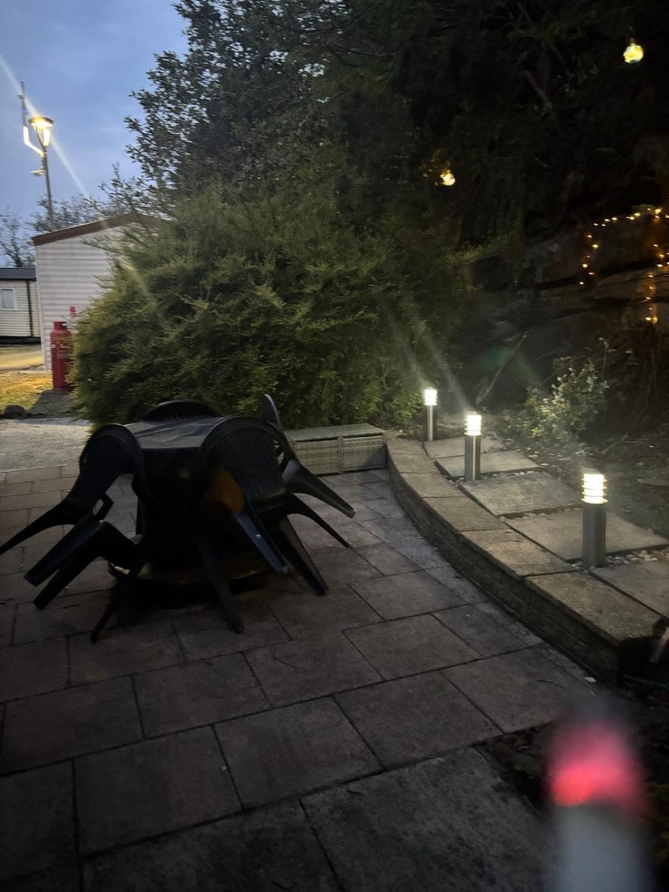 Patio, Night