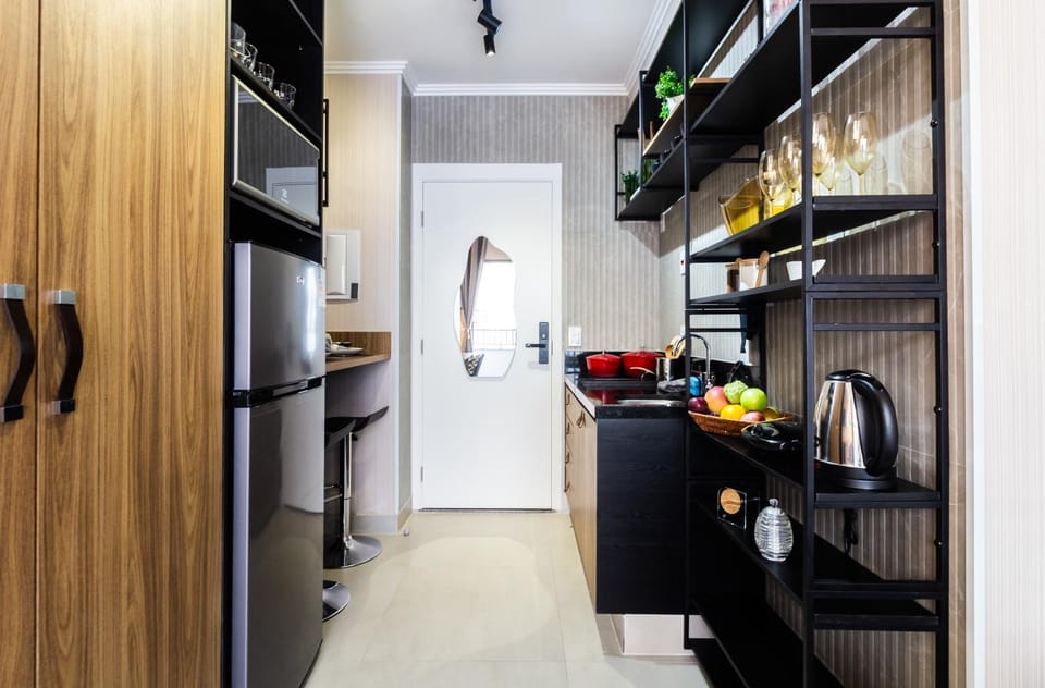 Apê na rua Augusta com lazer completo, perto do parque Augusta Apartment in Sao Paulo City