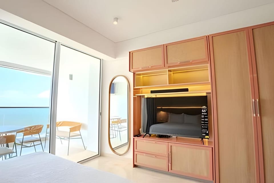 Apartamento Despierta Frente al Mar, con jacuzzi cerca al aeropuerto Apartment in Cartagena