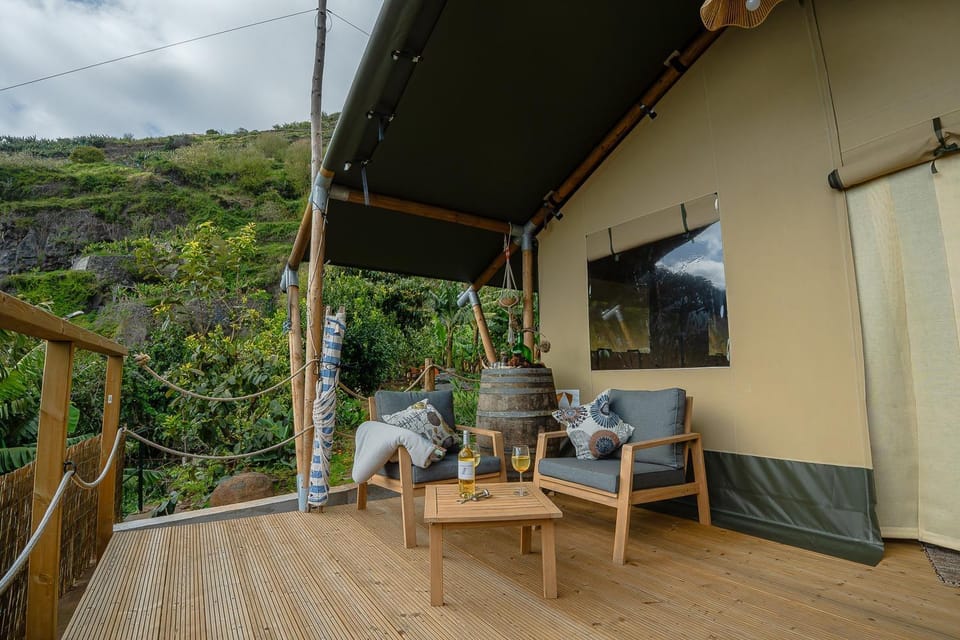 Pico Paraiso Safari Lodge Atlantic view Luxury tent in Madeira District