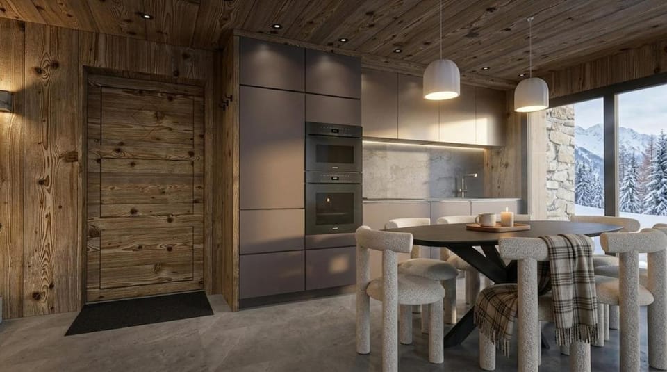 Le Cocon - Appartement 6 personnes au pied des pistes Apartment in Villarembert