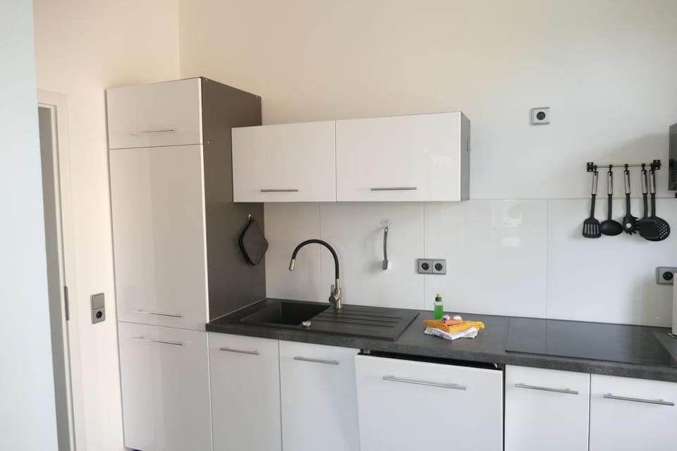 Kitchen or kitchenette, dishwasher