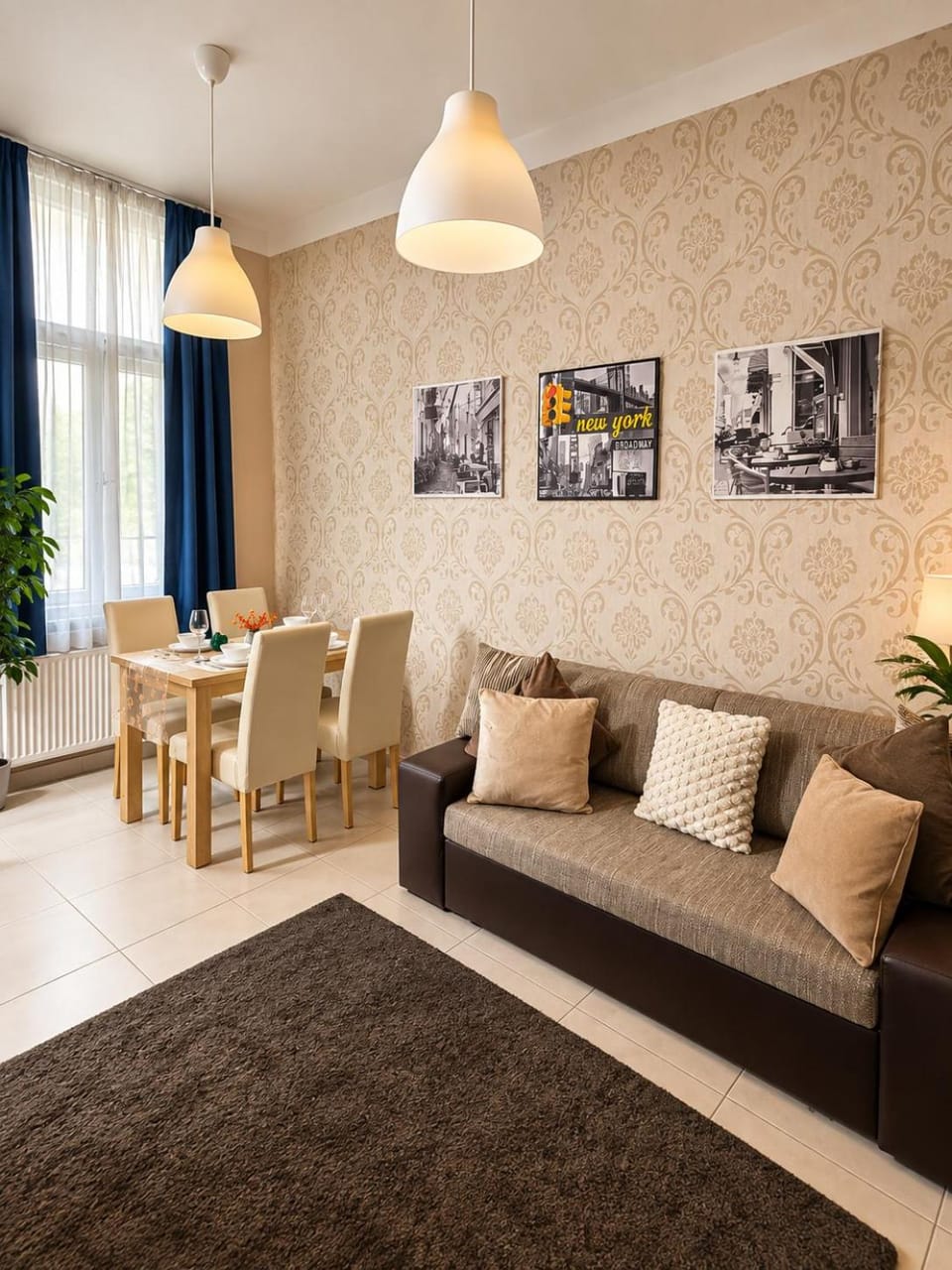 Bed, Living room, Photo of the whole room, Seating area, Dining area, Bedroom