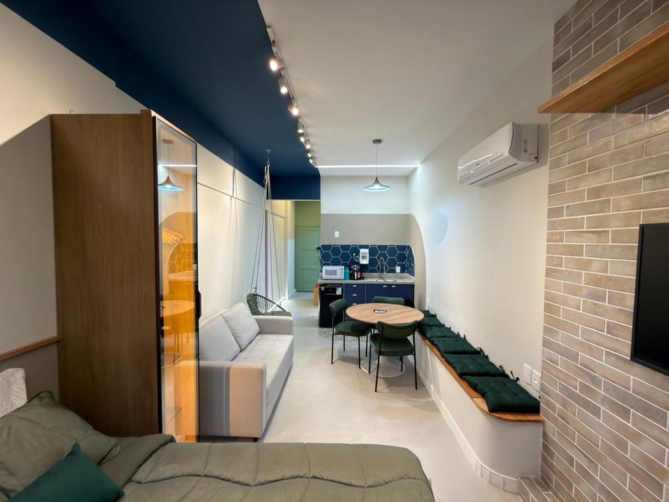Studio Luxo e Design no Coração do Rio com Rooftop Incrível - Lapa Aeroporto e Metrô Apartment in Rio de Janeiro