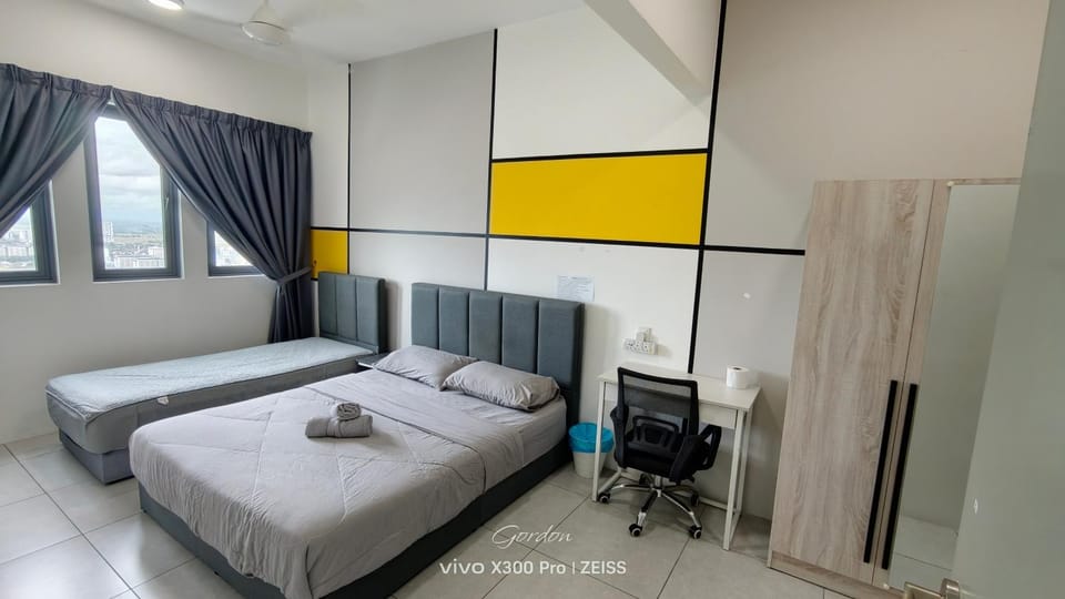 Meritus Prai 3rooms, 5beds for 8 paxs Apartment in Penang