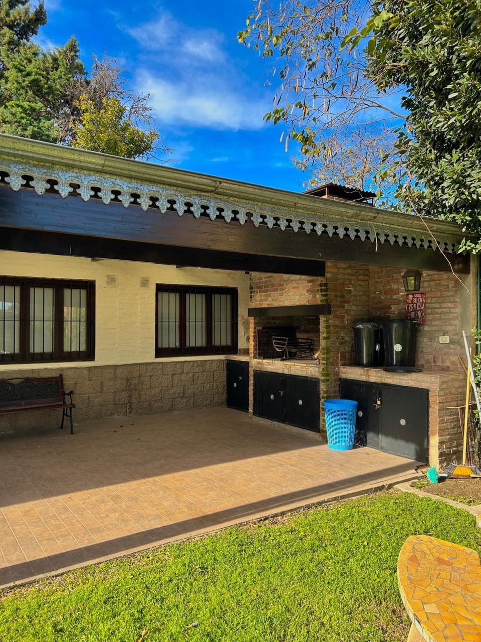 Patio, Garden, stove