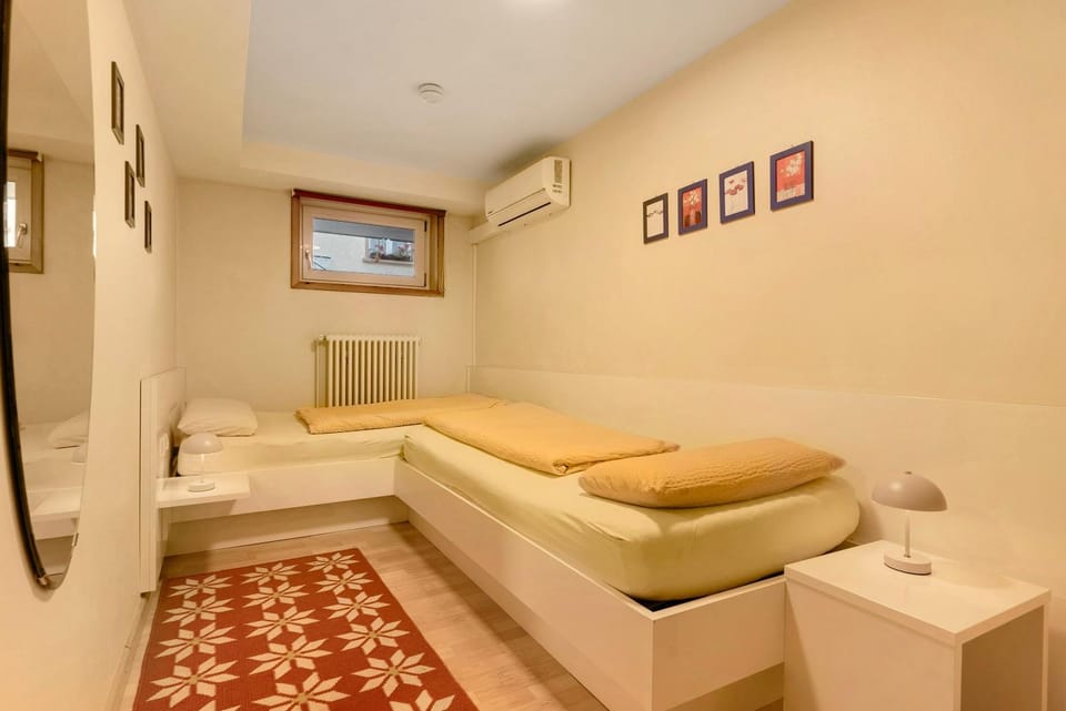 Property building, Living room, Bedroom