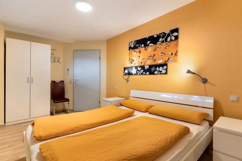 Property building, Living room, Bedroom