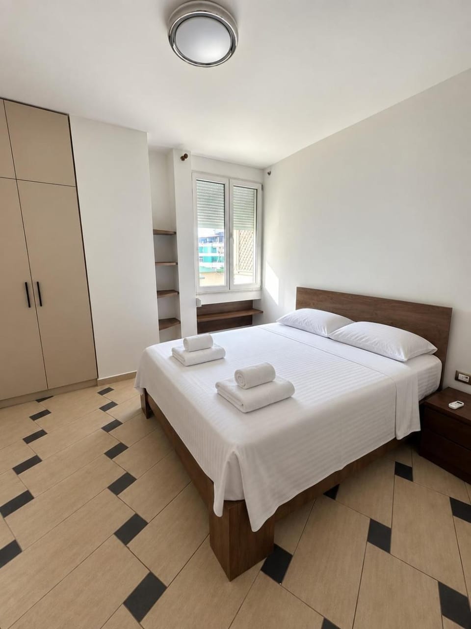 Sky Six - 2BR Balcony - Steps from Tirana Center Apartment in Tirana
