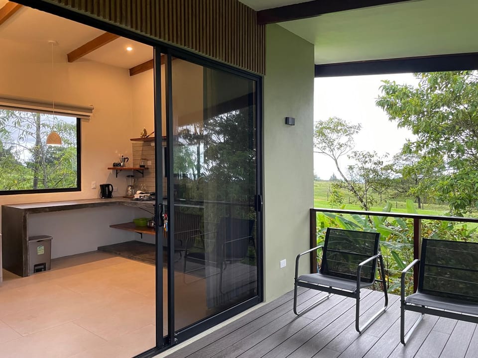 View (from property/room), Balcony/Terrace, Kitchen or kitchenette