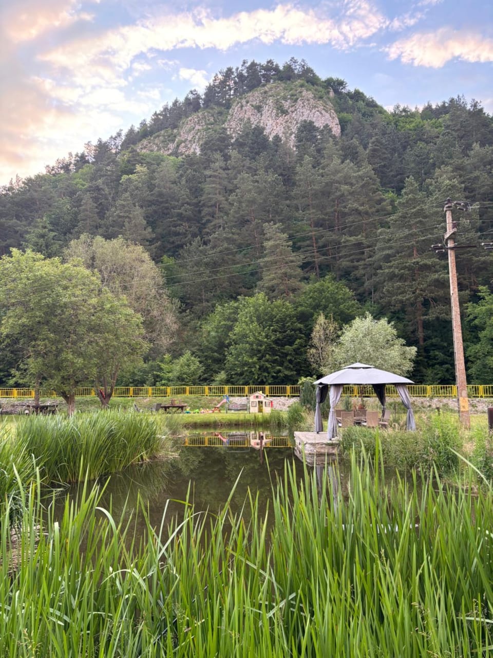 Natural landscape, Lake view, Mountain view