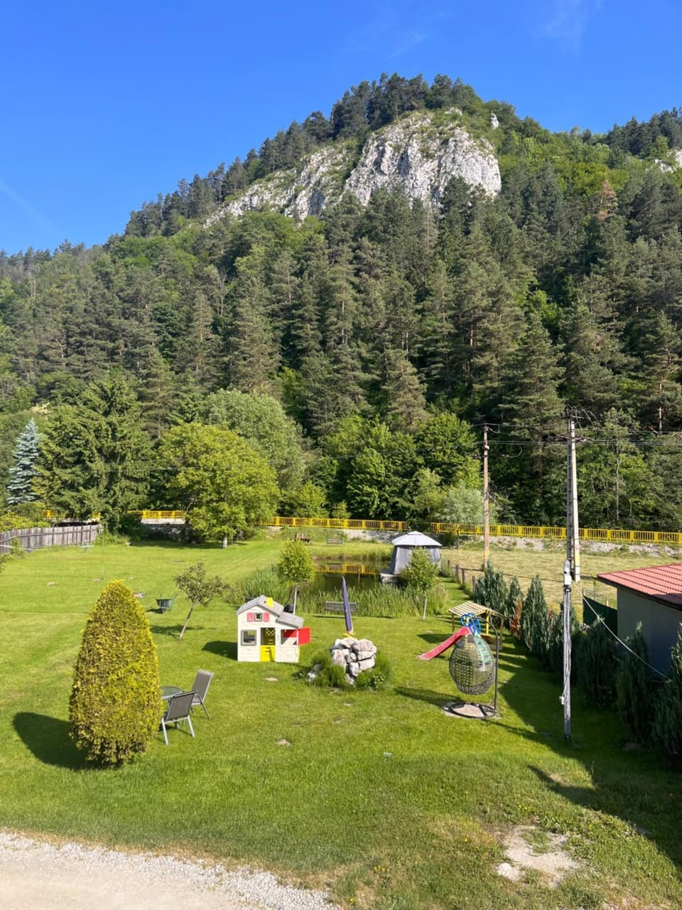 Natural landscape, Garden, Garden view, Mountain view