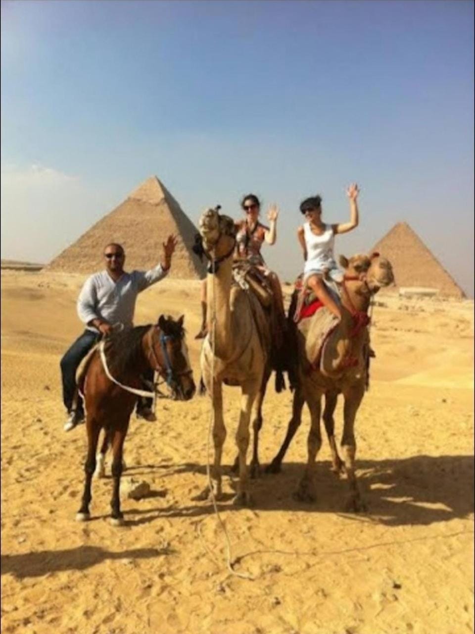 Natural landscape, Horse-riding, group of guests