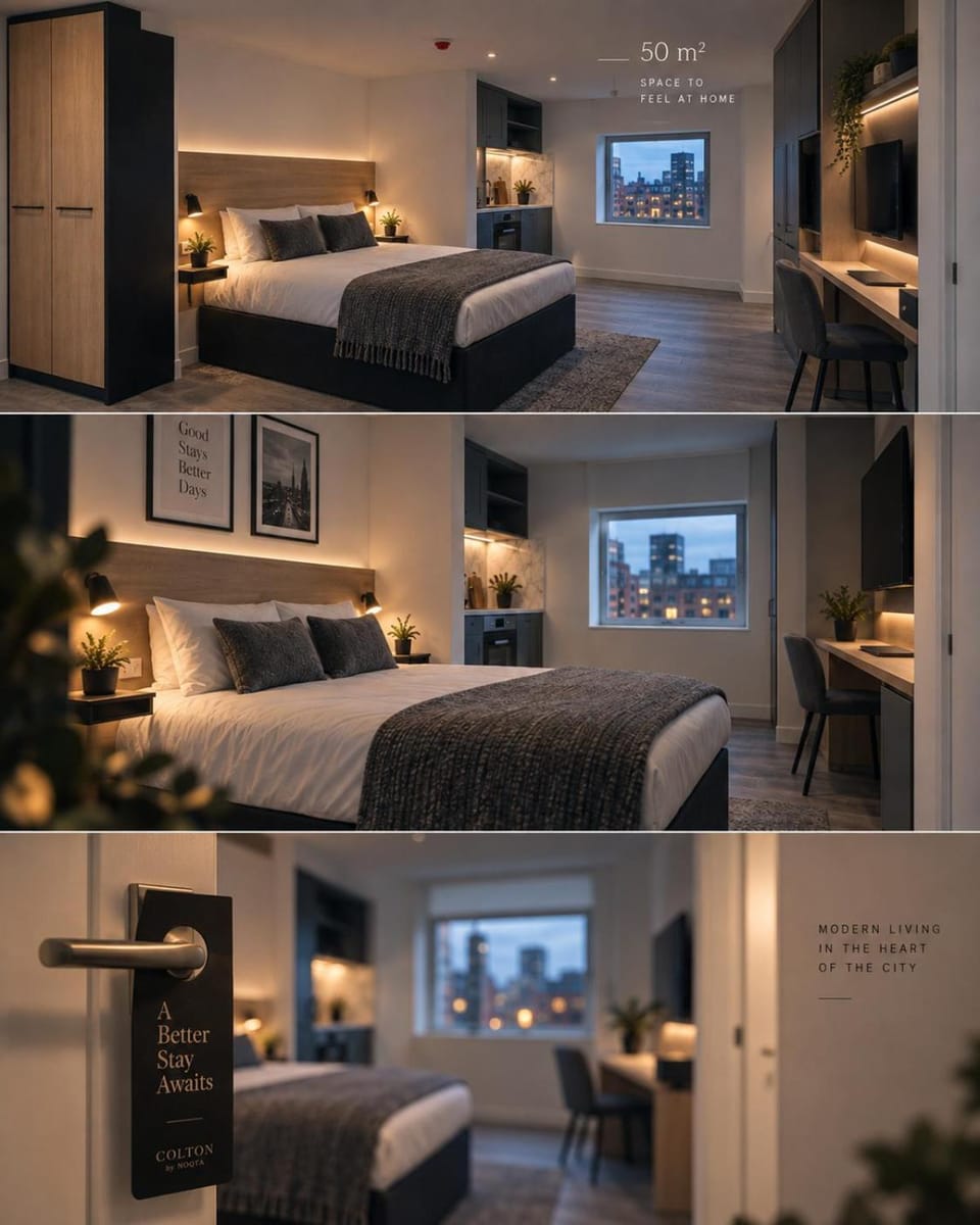 Colton and NOQTA Aparthotel - Leicester City Centre - Professionals Apartment in Leicester
