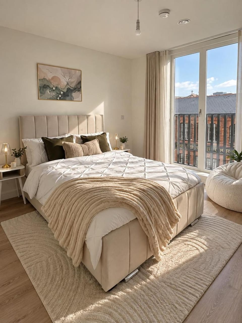 Luxury 1 Bed Apartment - Stunning City Skyline Views - Free Parking - Darts - Balcony - City Centre - Long stays Apartment in Birmingham